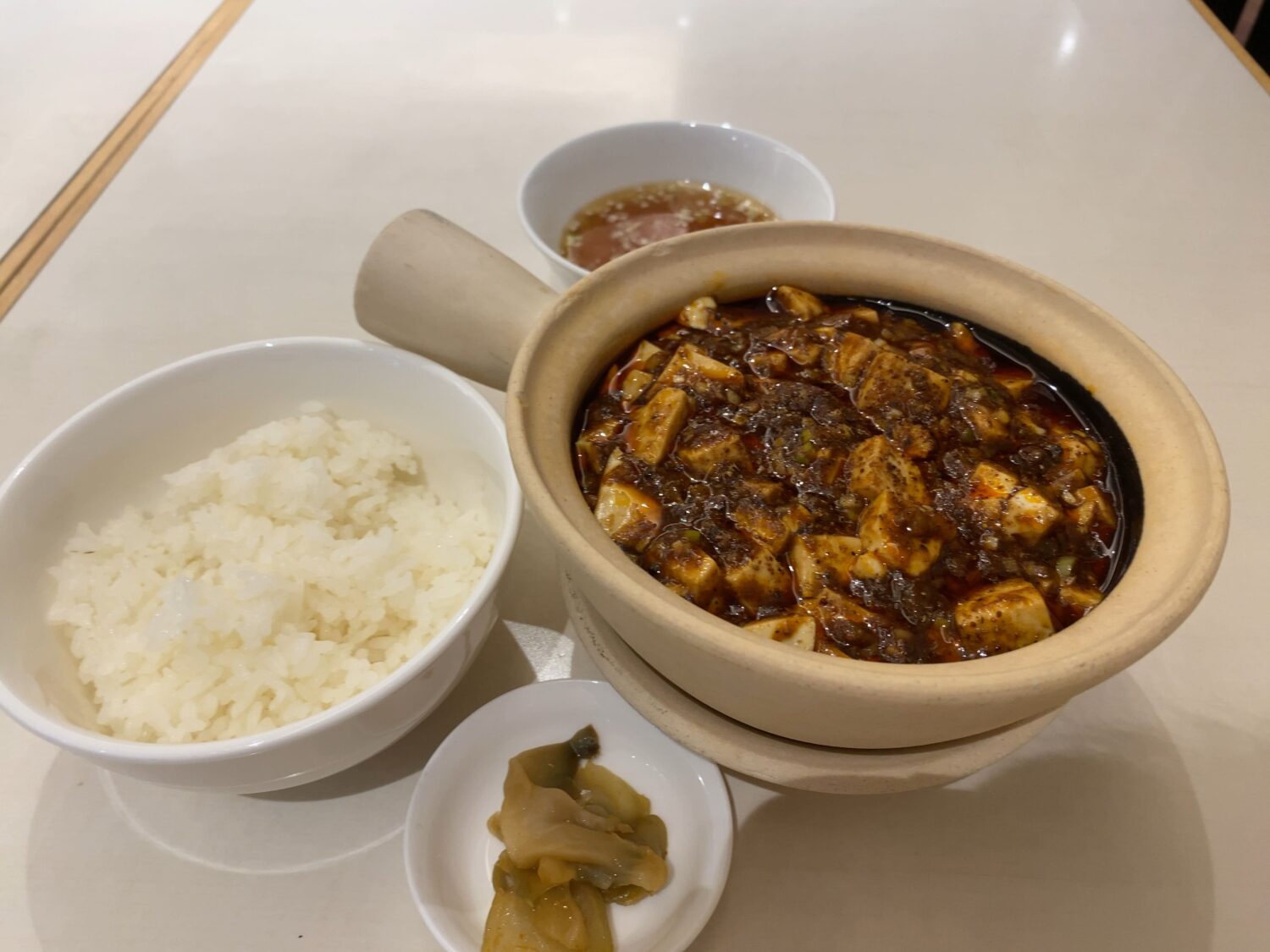 四川飯店の麻婆豆腐の写真