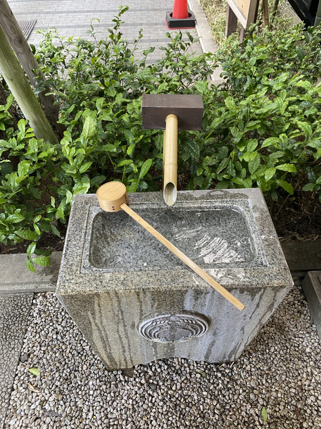 茶ノ木神社の手水舎