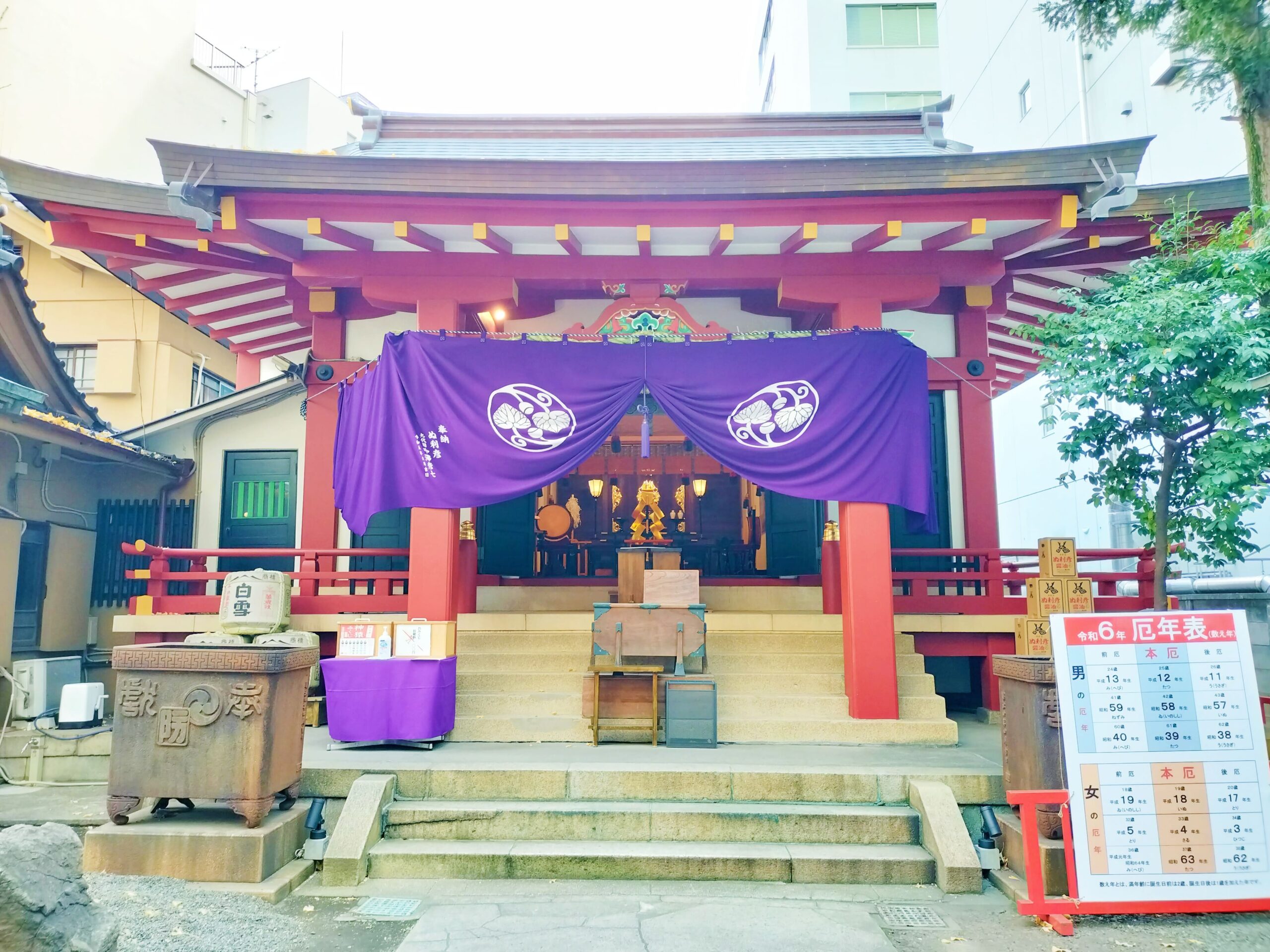 日本橋日枝神社の社殿