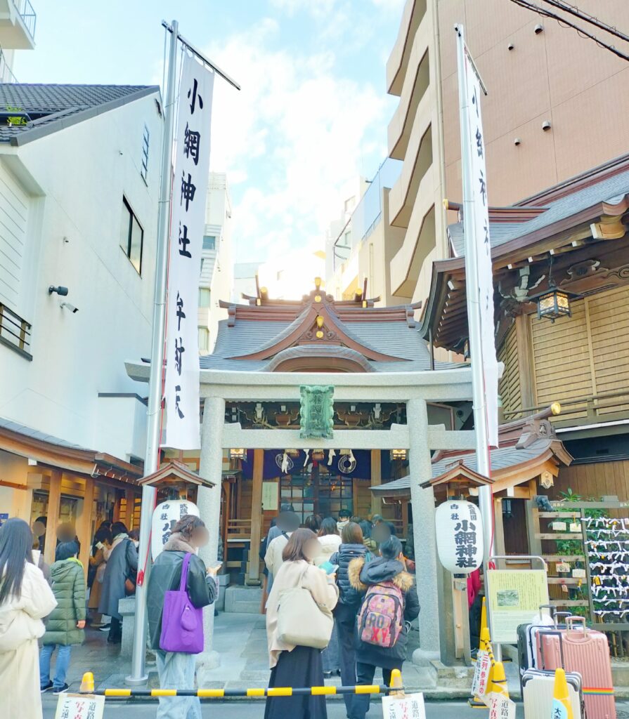 日本橋小網神社の新鳥居