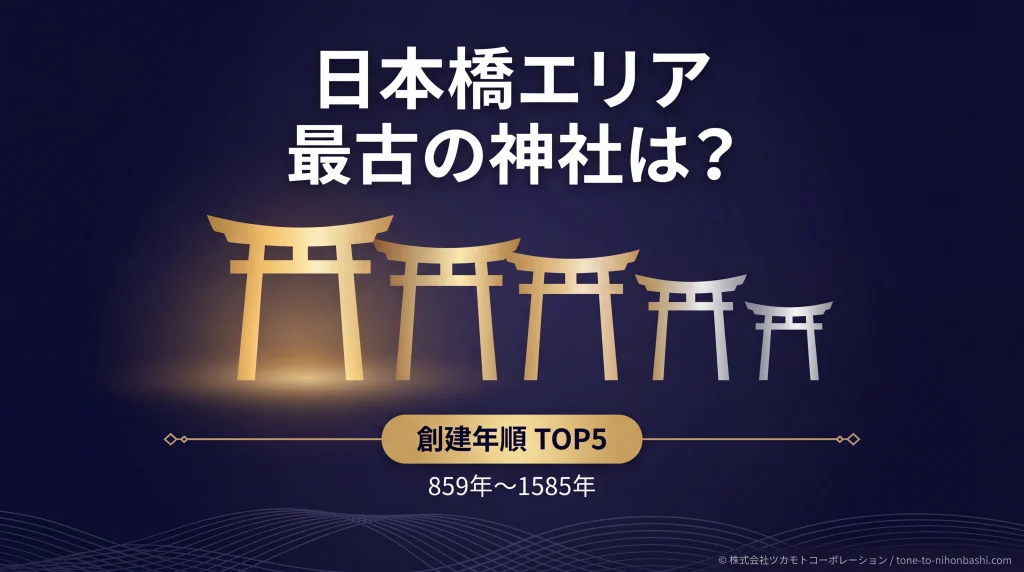 日本橋エリア最古の神社TOP5アイキャッチ