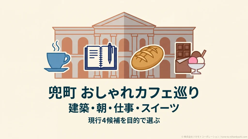 兜町の建築とカフェ巡り