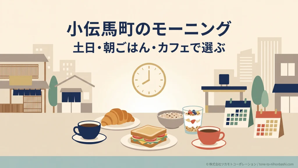 小伝馬町のモーニングと朝ごはん