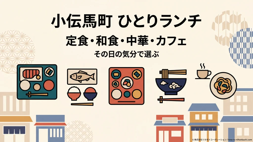 小伝馬町のひとりランチ5候補