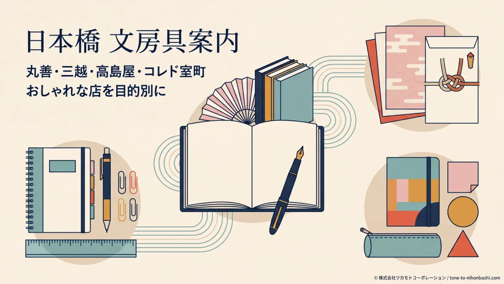 日本橋の文房具店を目的別に選ぶガイド