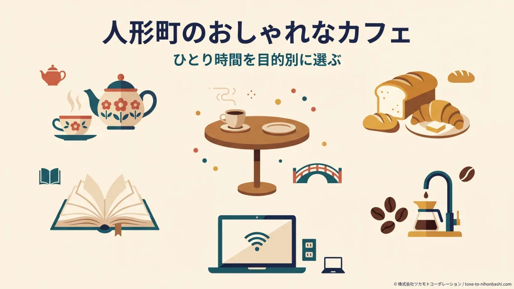 人形町のおしゃれなカフェを目的別に選ぶアイキャッチ