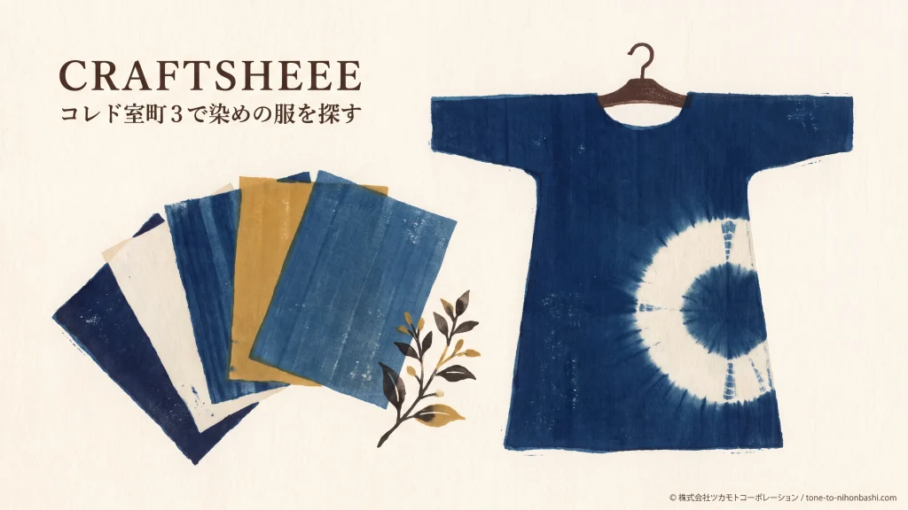 クラフトシーで出会う染めの服のイメージ