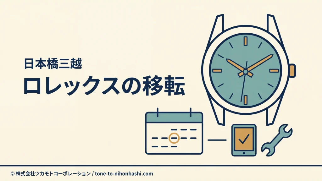 日本橋三越のロレックス移転と来店目的
