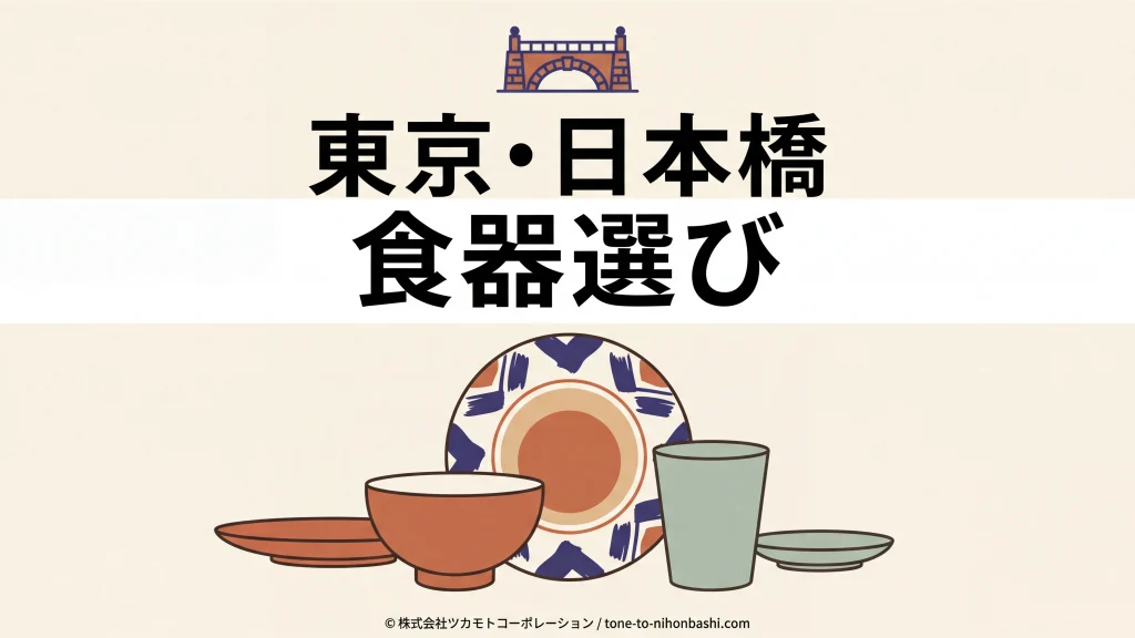 東京日本橋で和食器と作家の器を選ぶ