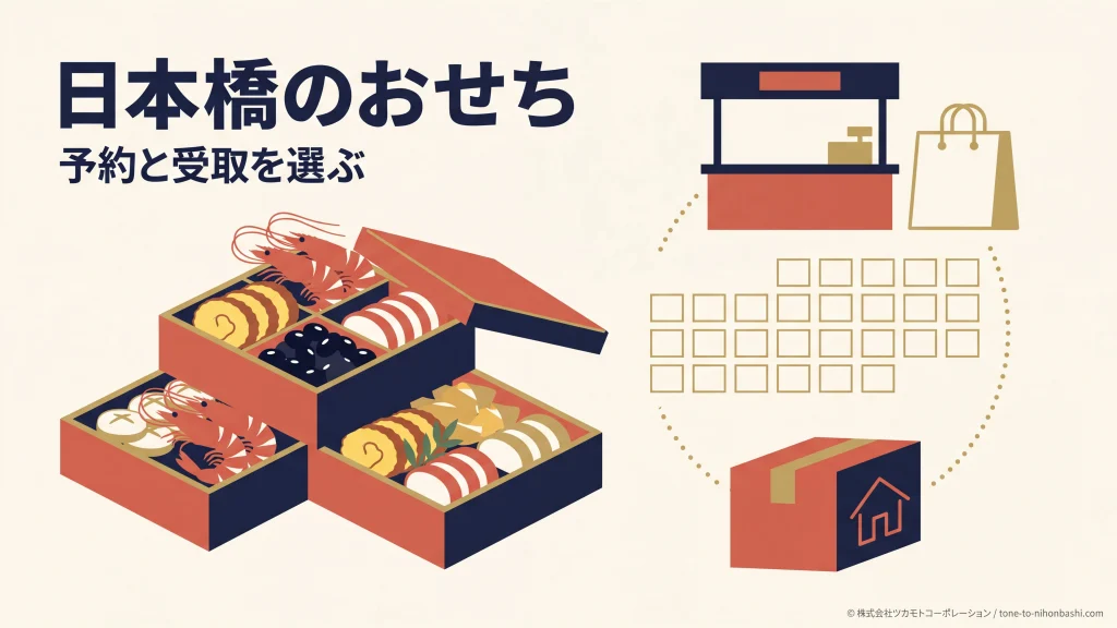 日本橋のおせちと予約・受取の選び方