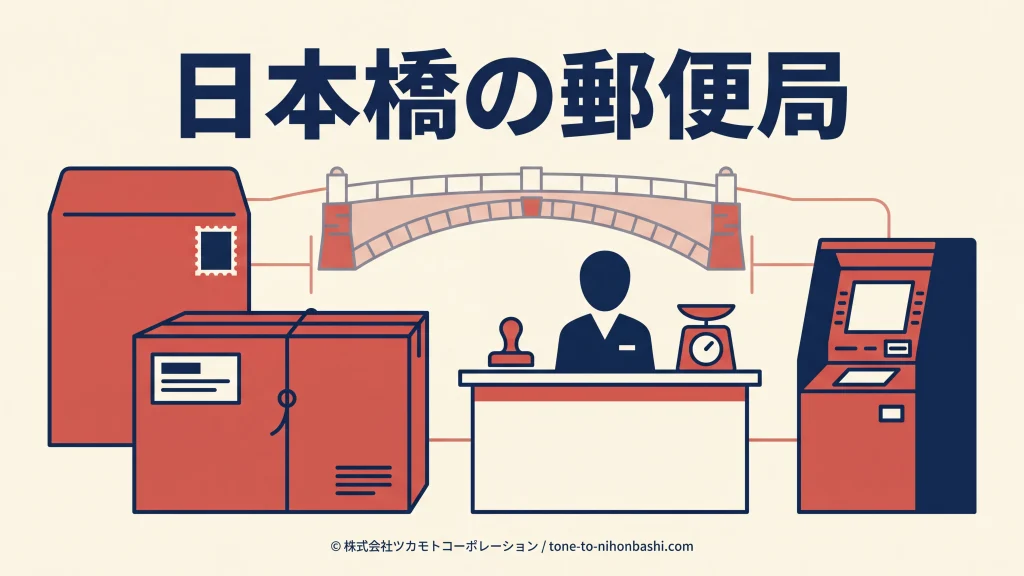 日本橋の郵便局とATMの選び方